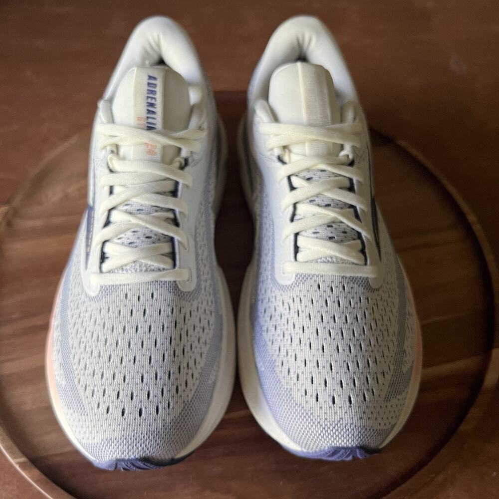 Brooks Adrenaline GTS 24 Road Running Grey Blue Peach Women's 9.5 Shoes Sneakers - Picture 10 of 16